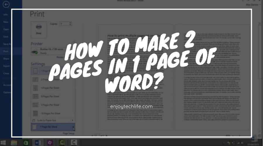 page setup for single page word mac